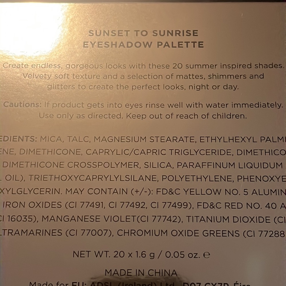 NIB ICONIC LONDON 
Sunrise Eyeshadow Palette - Picture 5 of 6